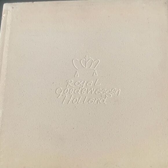 Vintage Holland America Line Delft Ms Zaandam Ceramic Tile Coaster Cruise - Picture 7 of 7